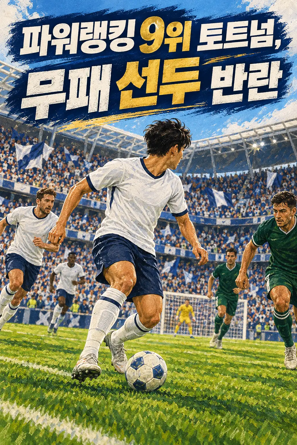 파워랭킹 9위 토트넘, 무패 선두 반란