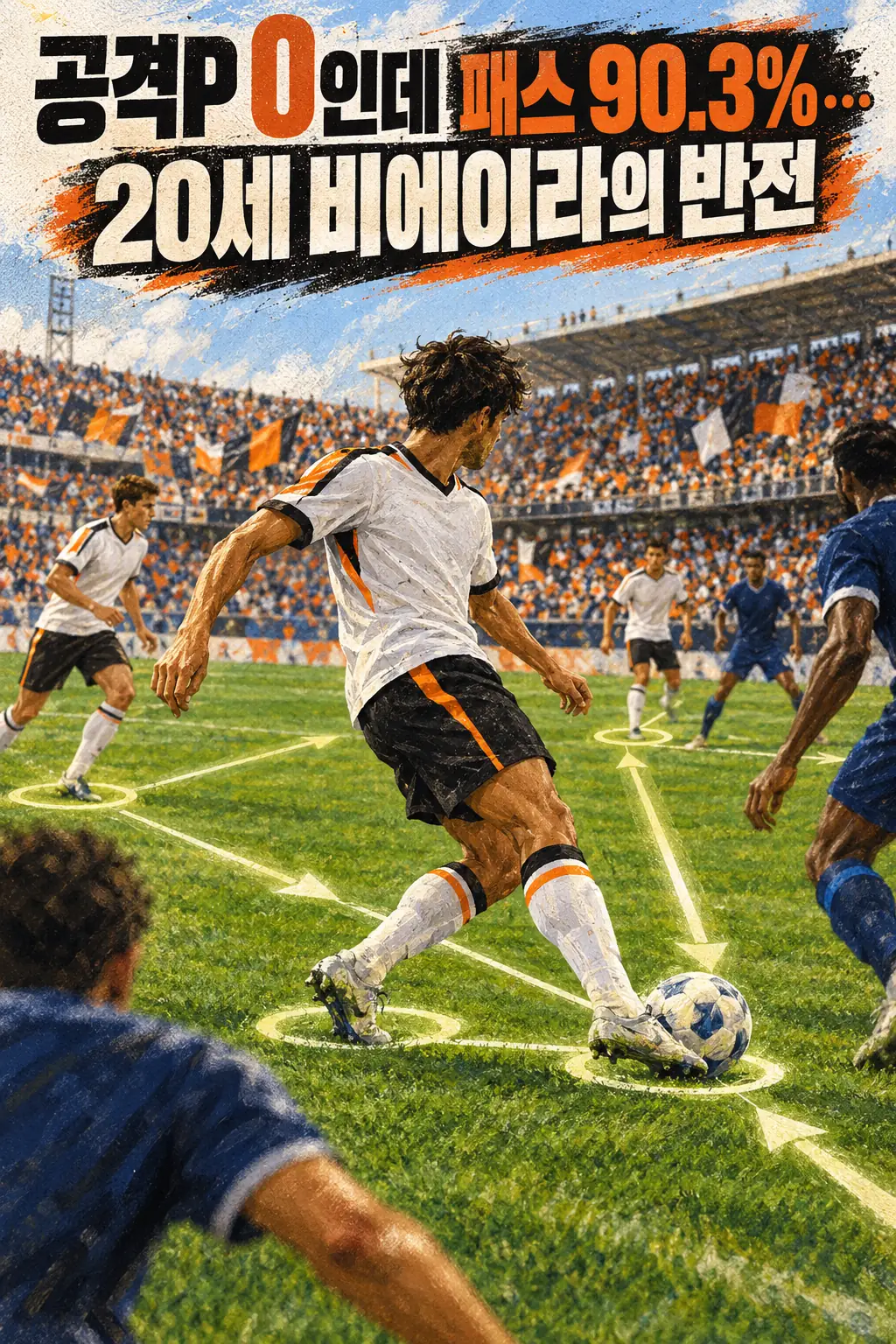 공격P 0인데 패스 90.3%…20세 비에이라의 반전