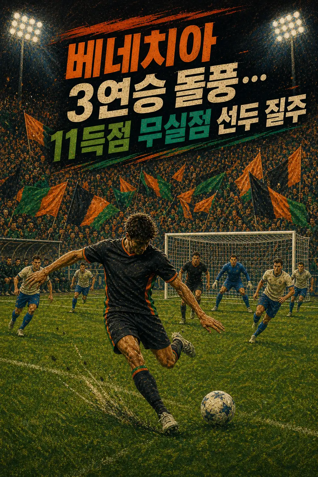 베네치아 3연승 돌풍…11득점 무실점 선두 질주