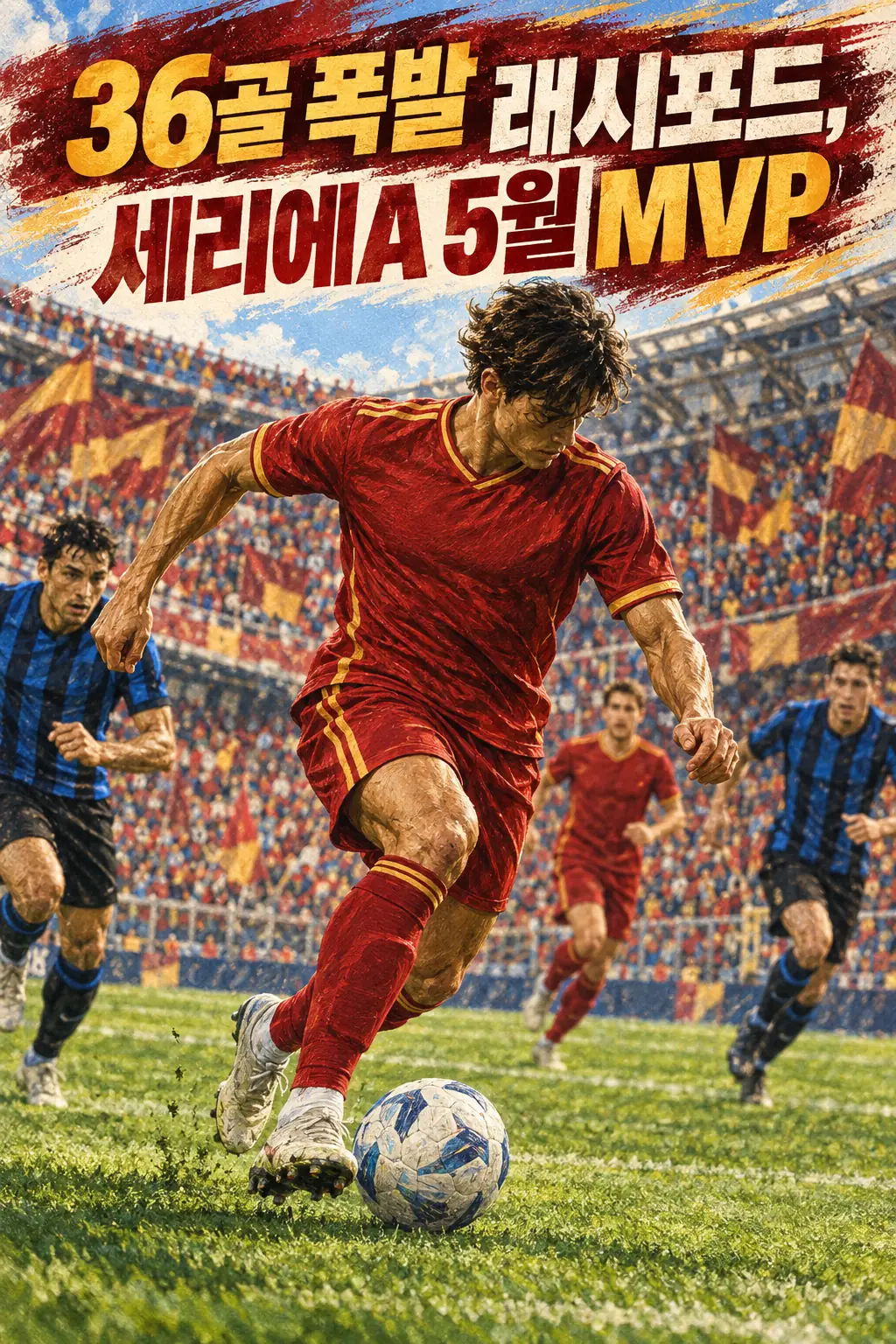 36골 폭발 래시포드, 세리에A 5월 MVP