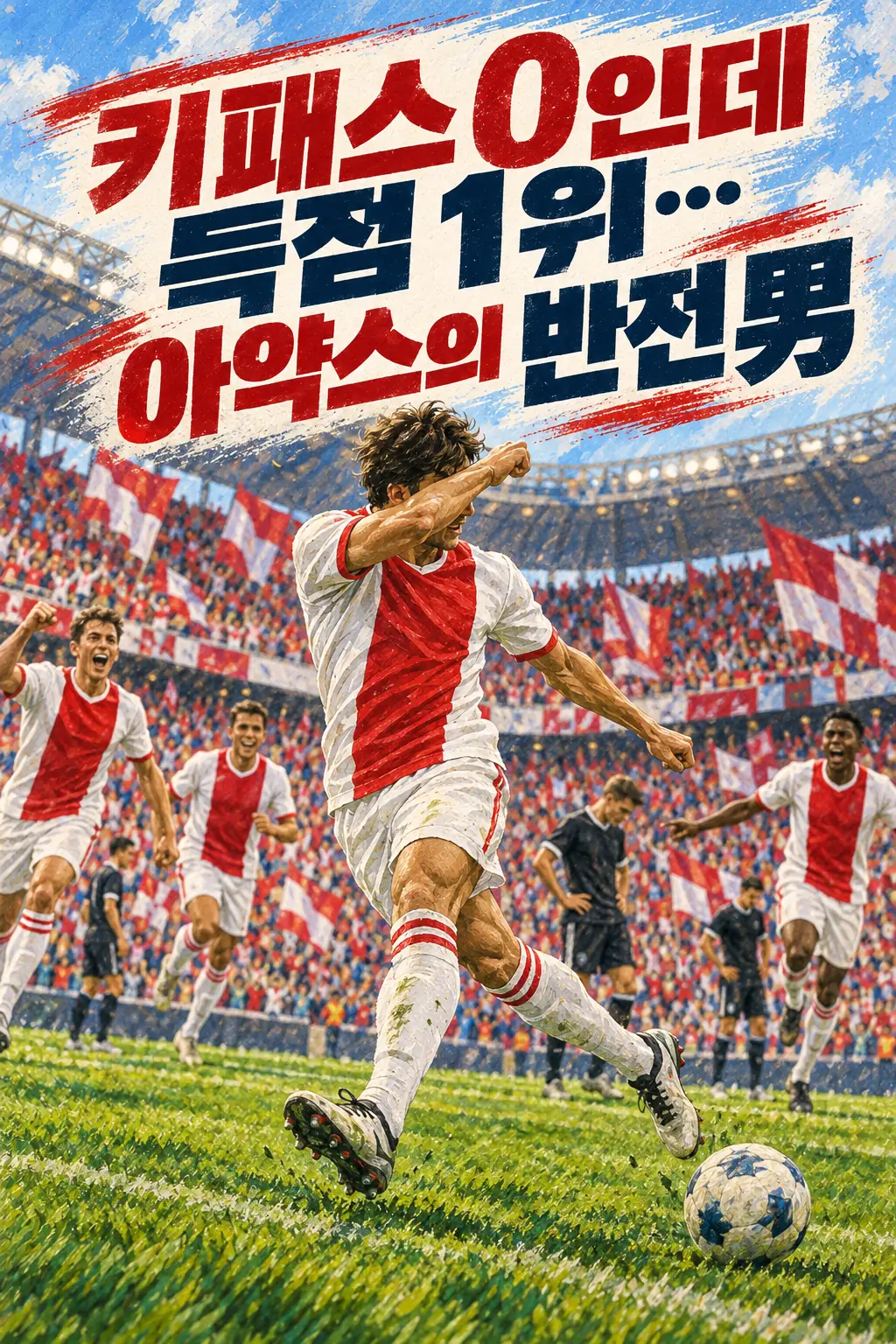 키패스 0인데 득점 1위…아약스의 반전男