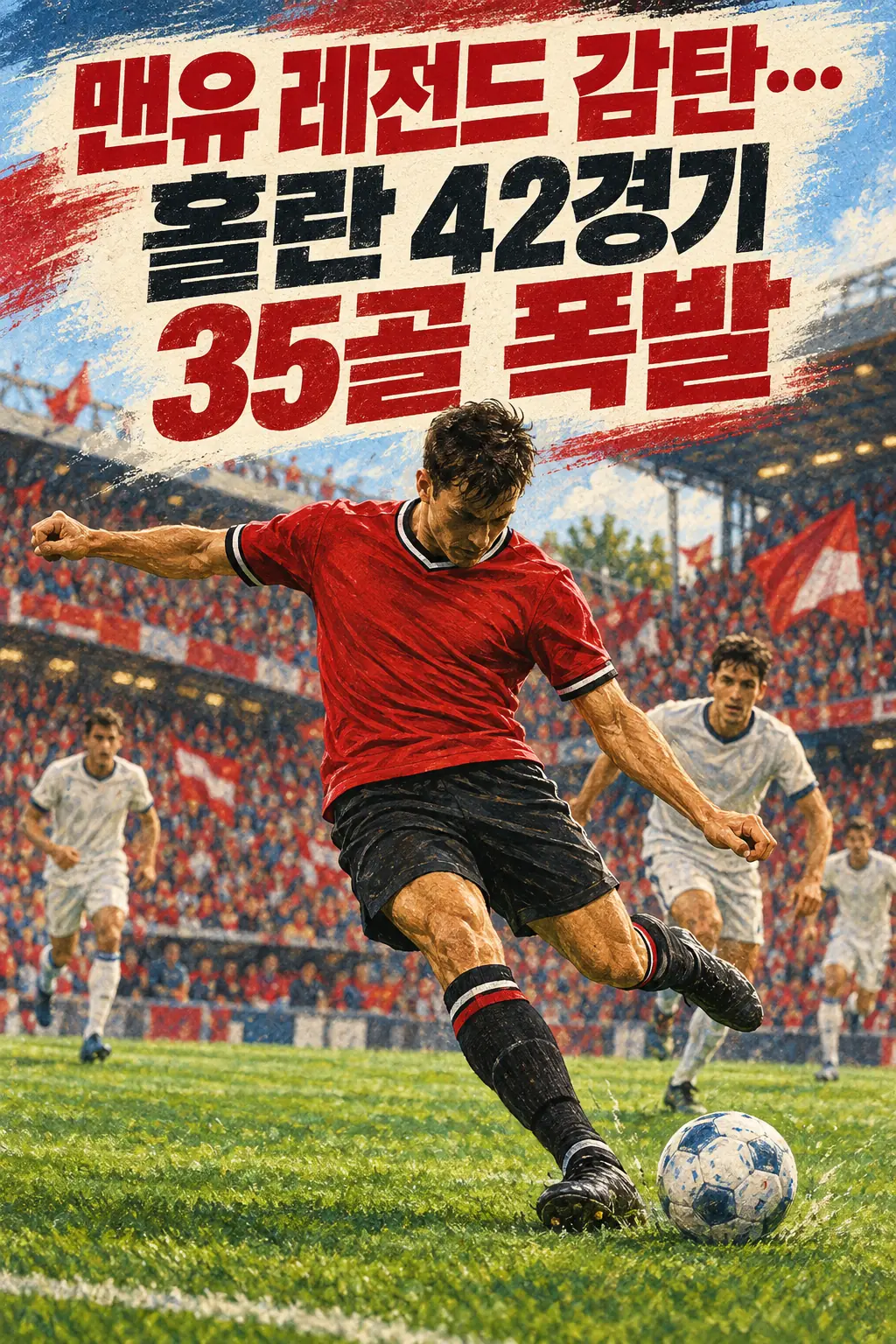 맨유 레전드 감탄…홀란 42경기 35골 폭발