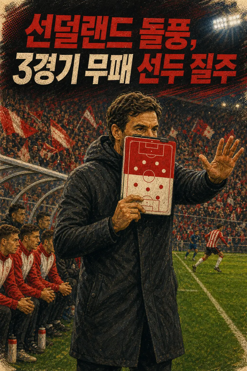 선덜랜드 돌풍, 3경기 무패 선두 질주