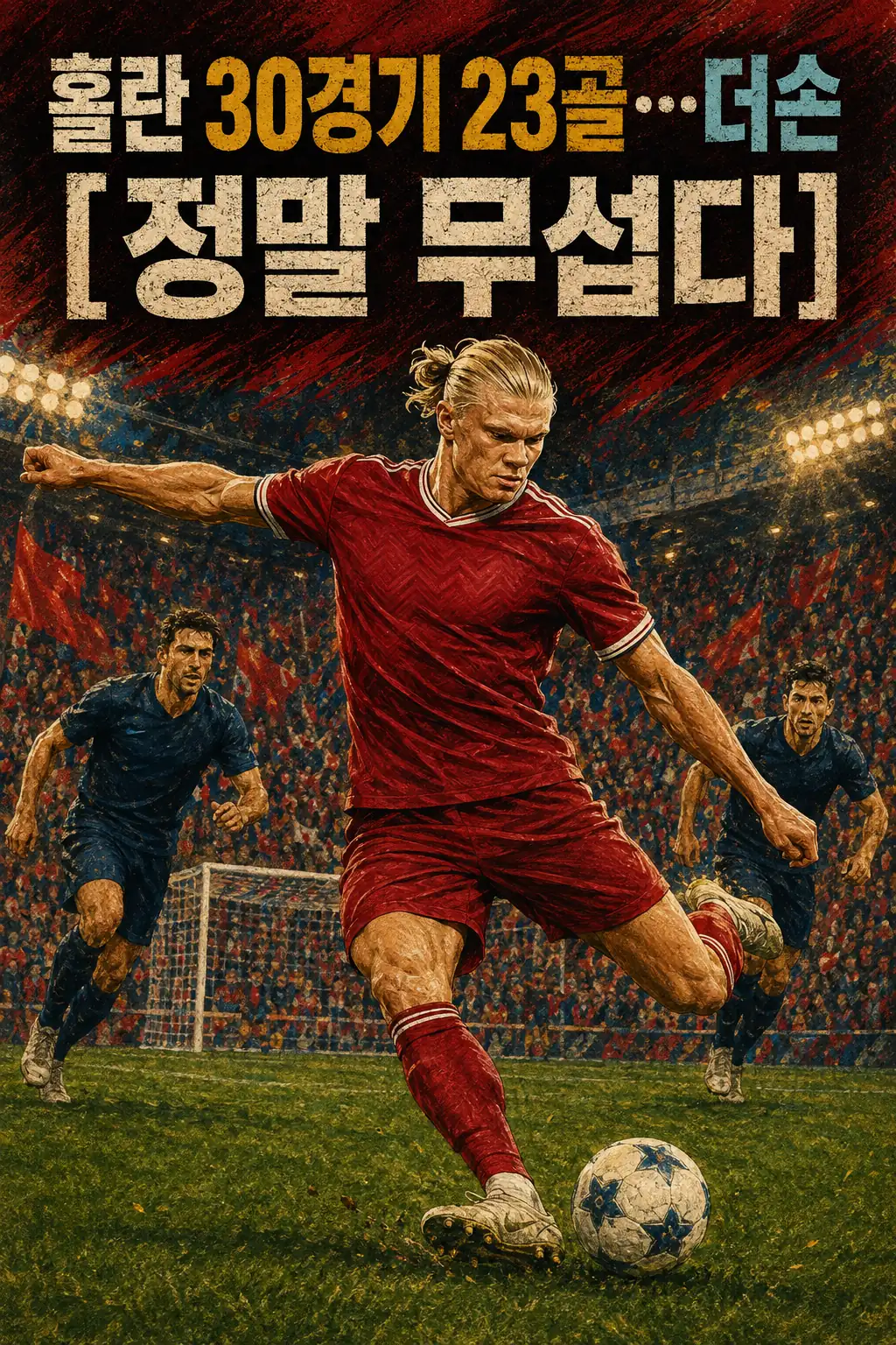 홀란 30경기 23골…더손 [정말 무섭다]