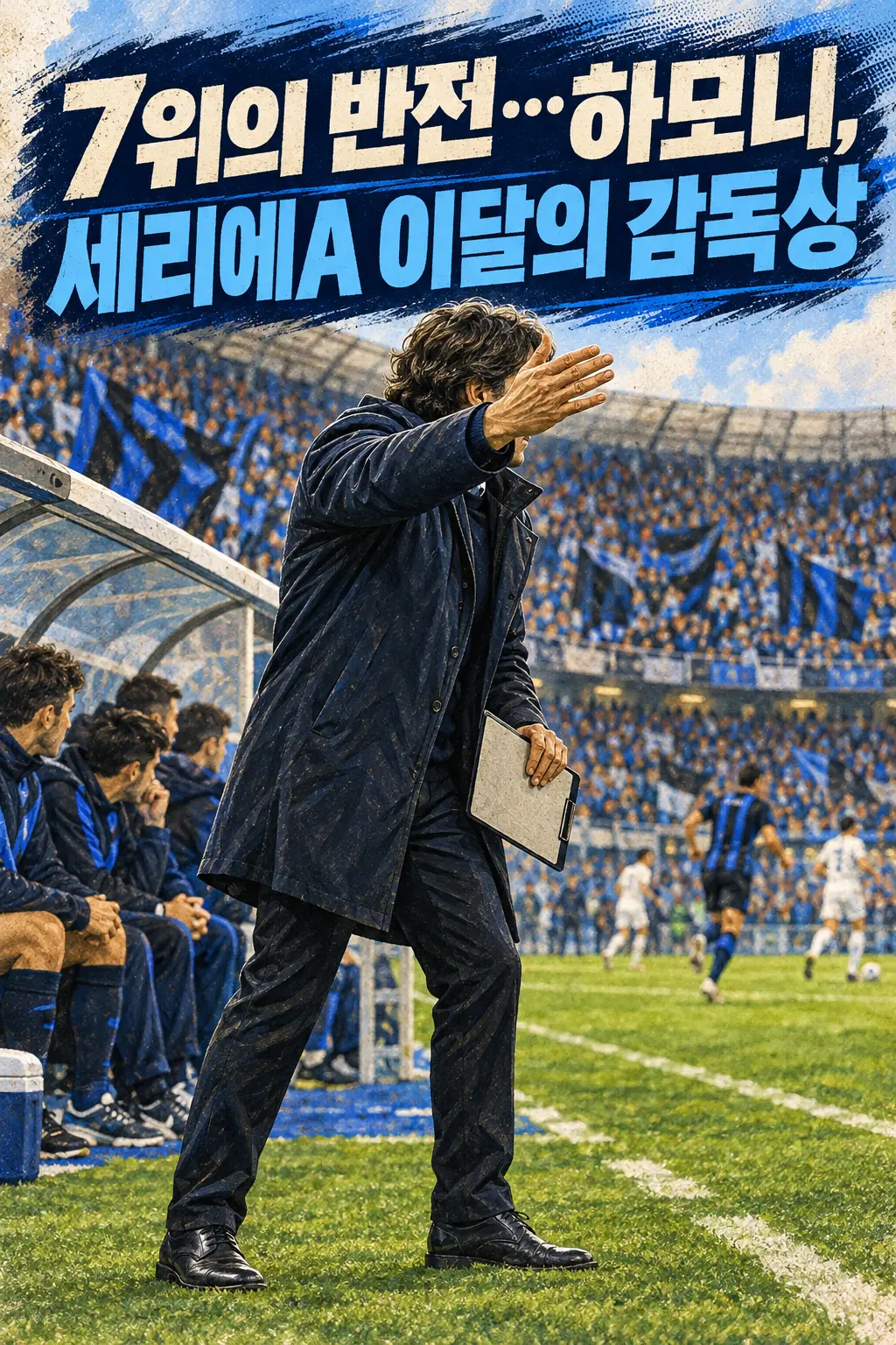 7위의 반전…하모니, 세리에A 이달의 감독상