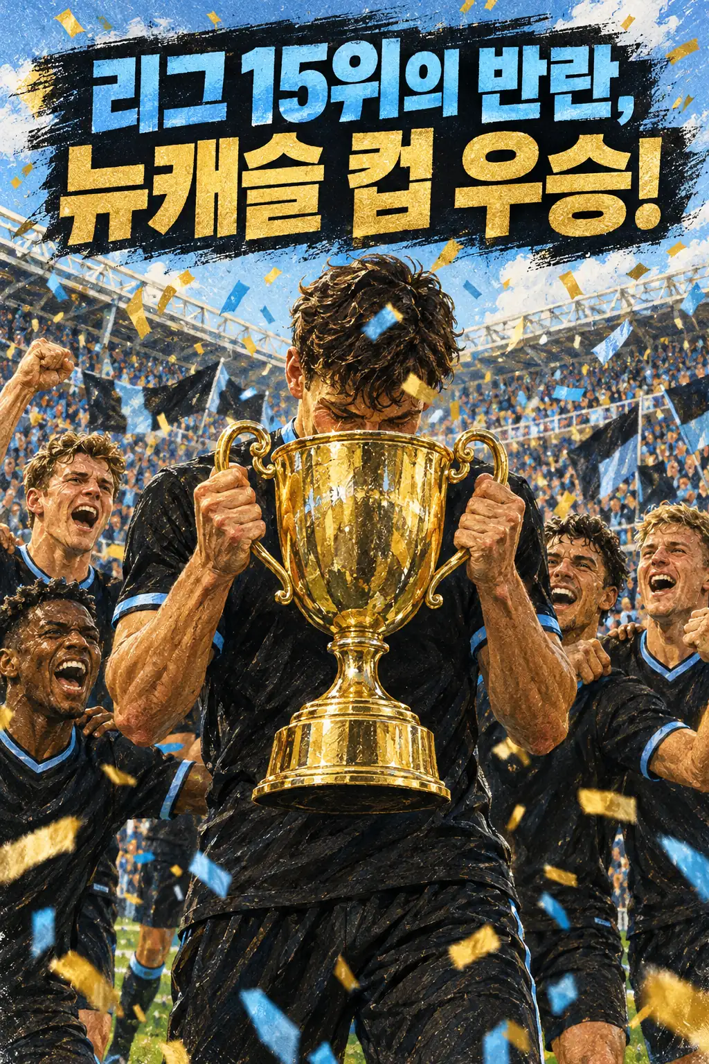 리그 15위의 반란, 뉴캐슬 컵 우승!