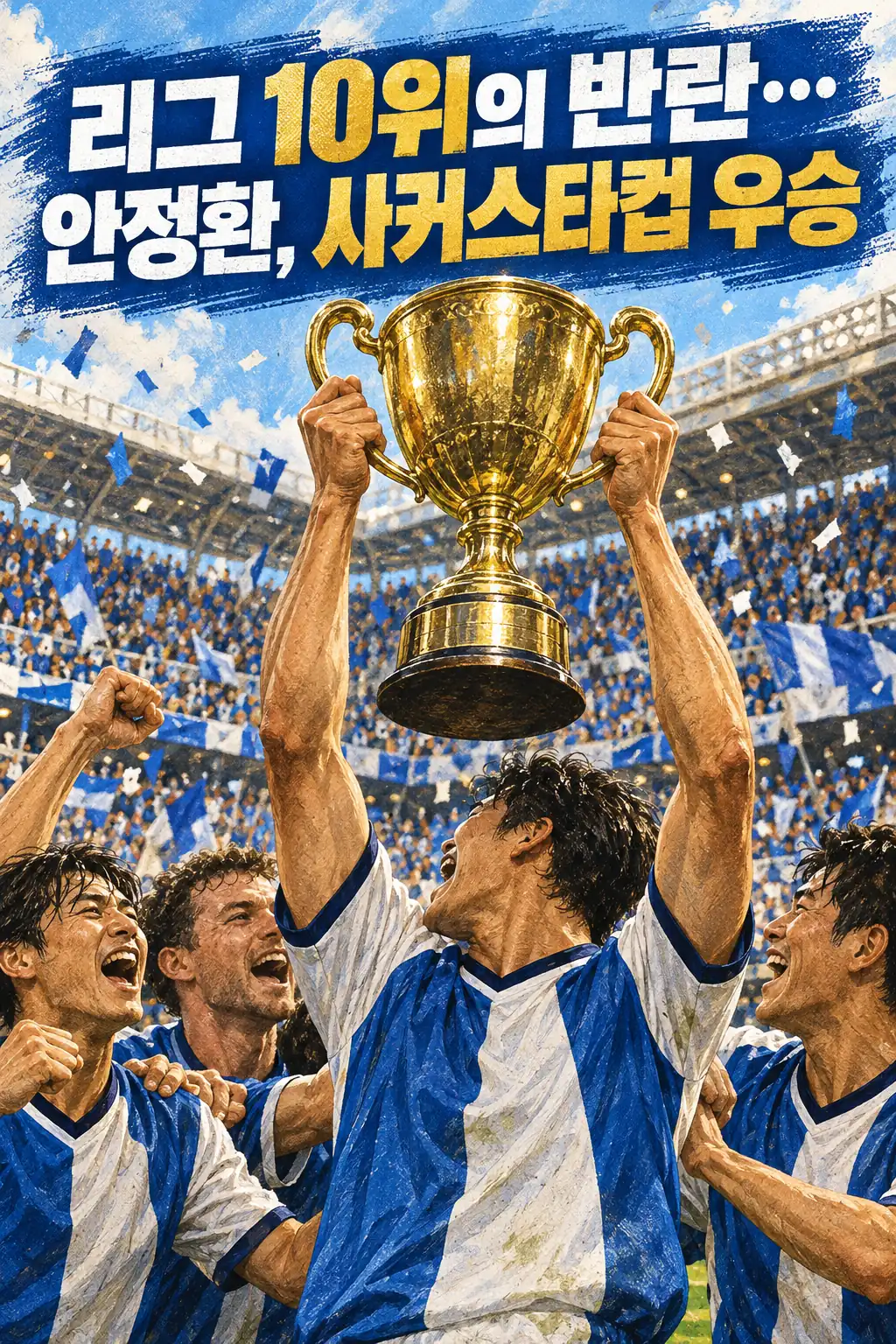 리그 10위의 반란…안정환, 사커스타컵 우승