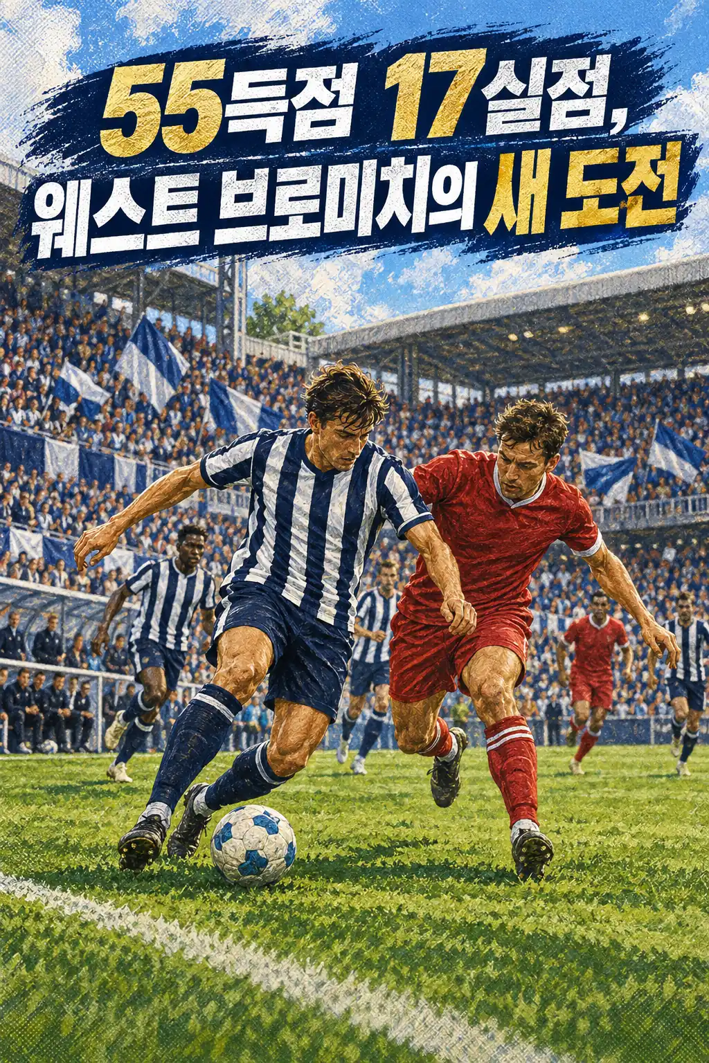 55득점 17실점, 웨스트 브로미치의 새 도전