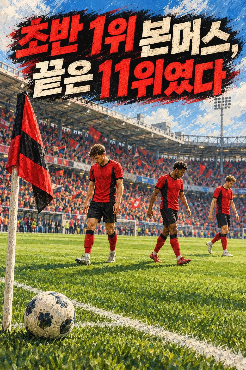 초반 1위 본머스, 끝은 11위였다
