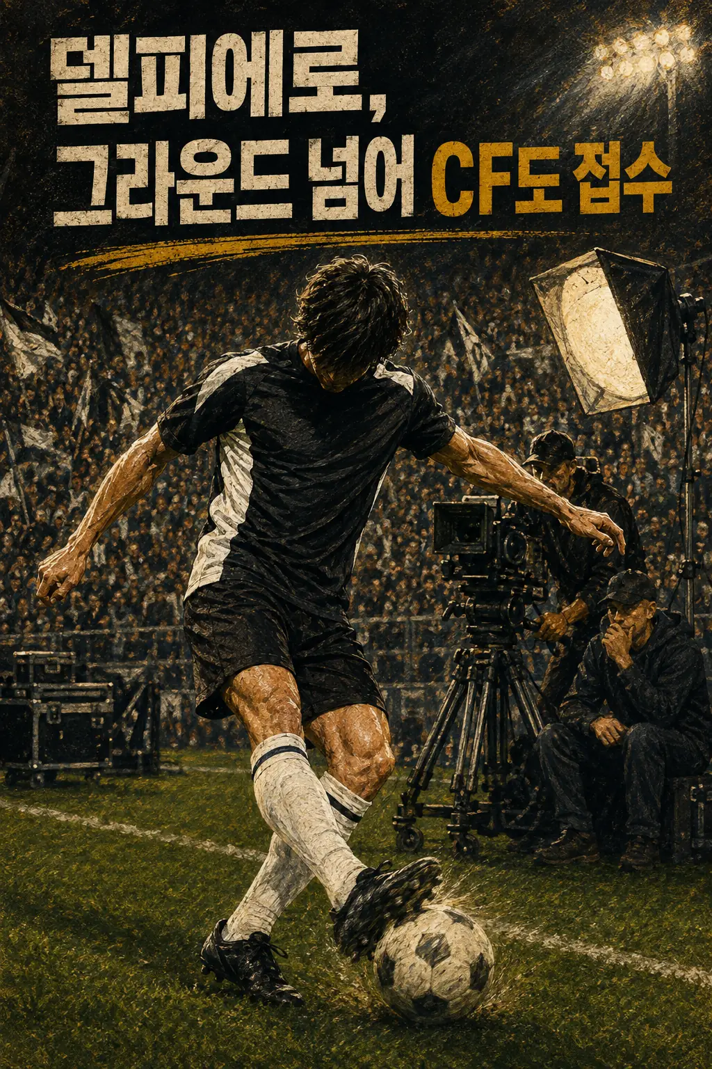 델피에로, 그라운드 넘어 CF도 접수