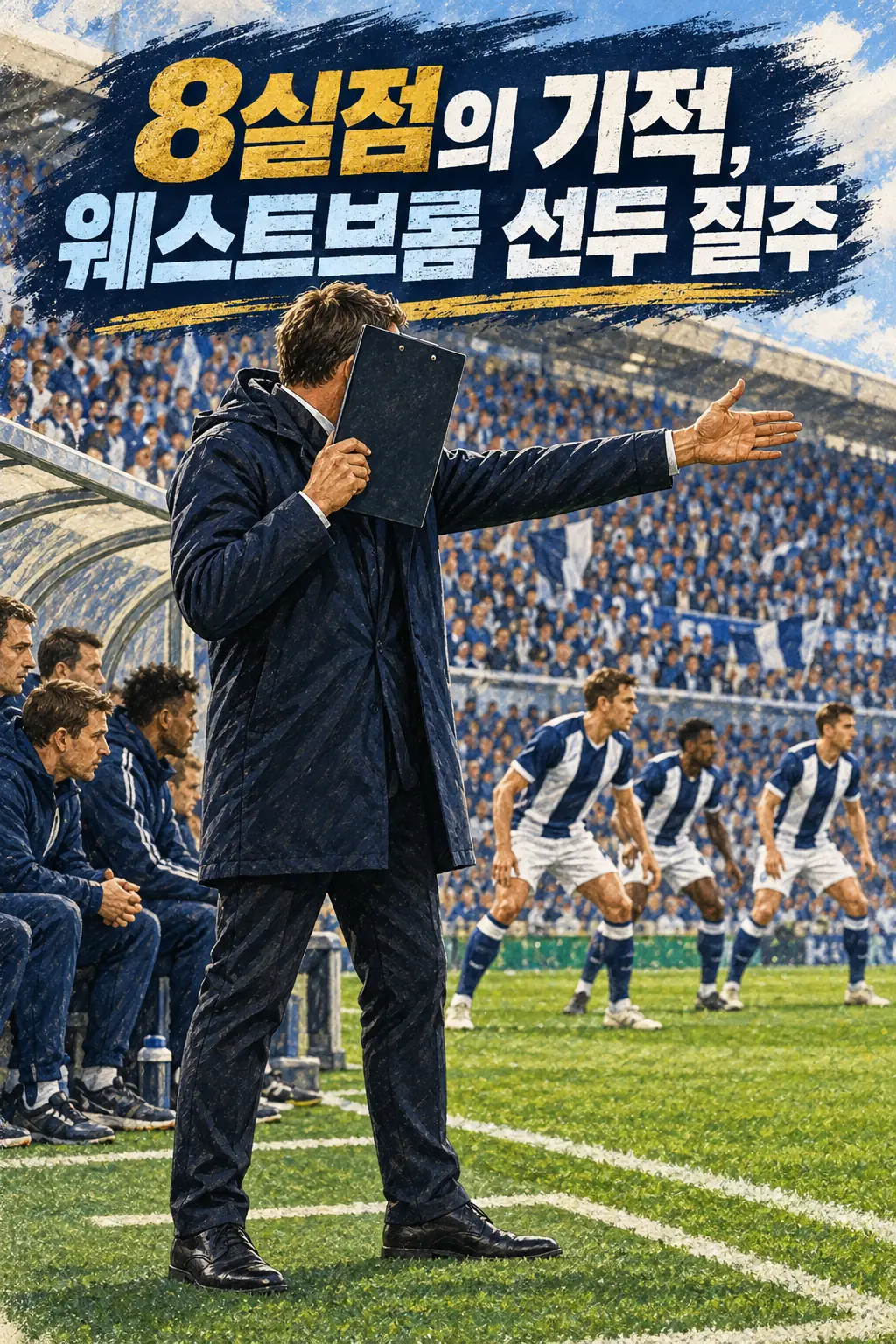 8실점의 기적, 웨스트브롬 선두 질주