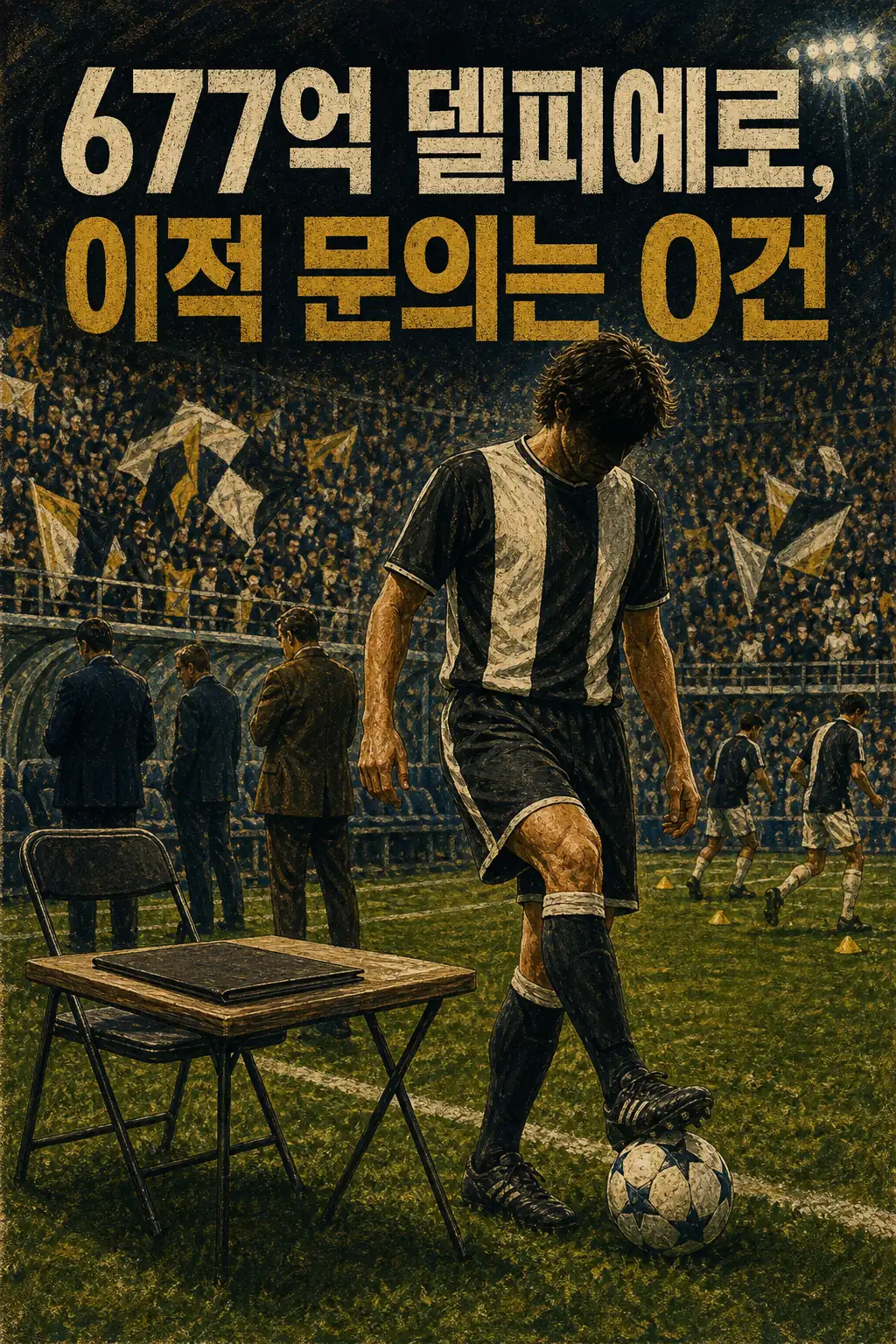 677억 델피에로, 이적 문의는 0건