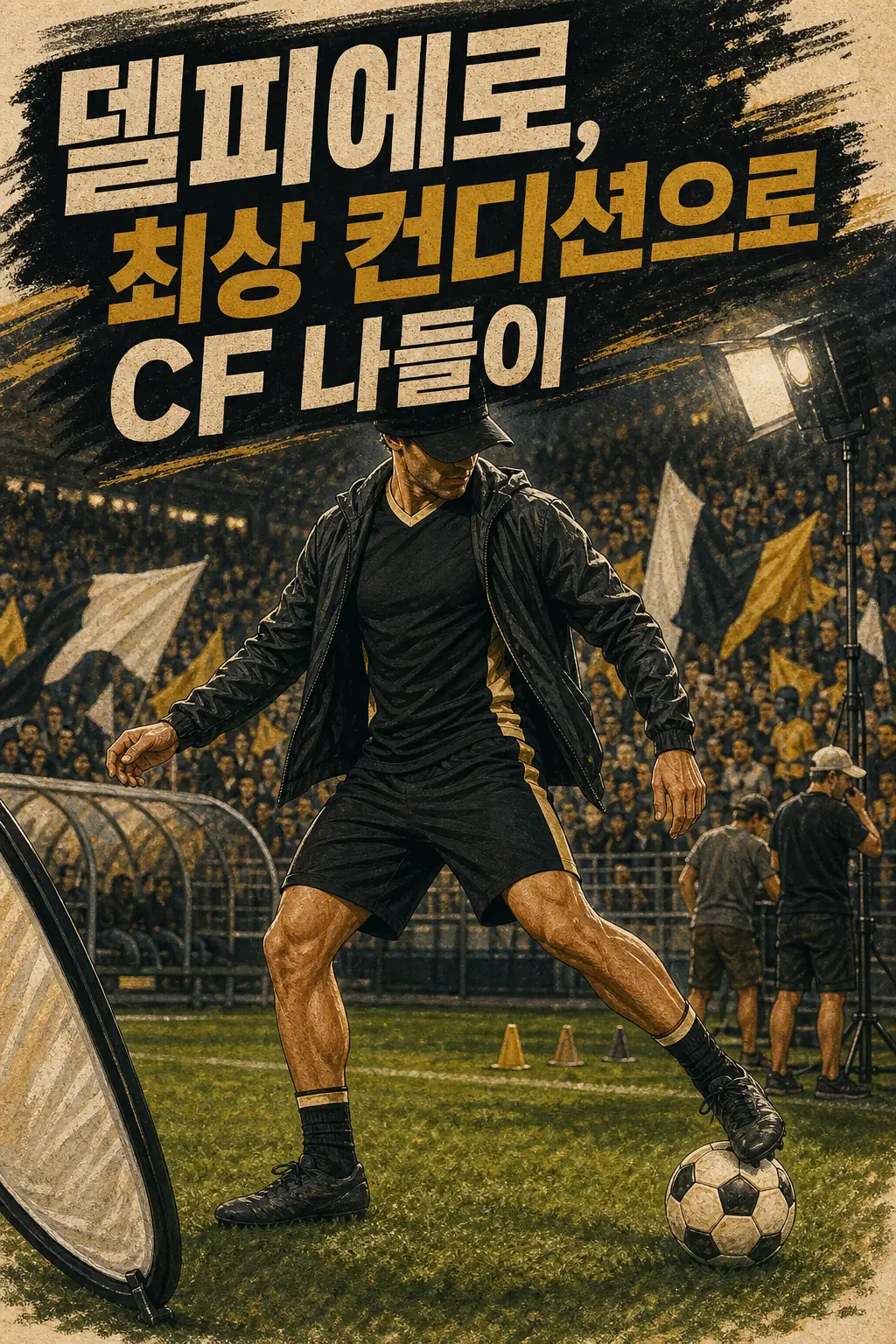 델피에로, 최상 컨디션으로 CF 나들이