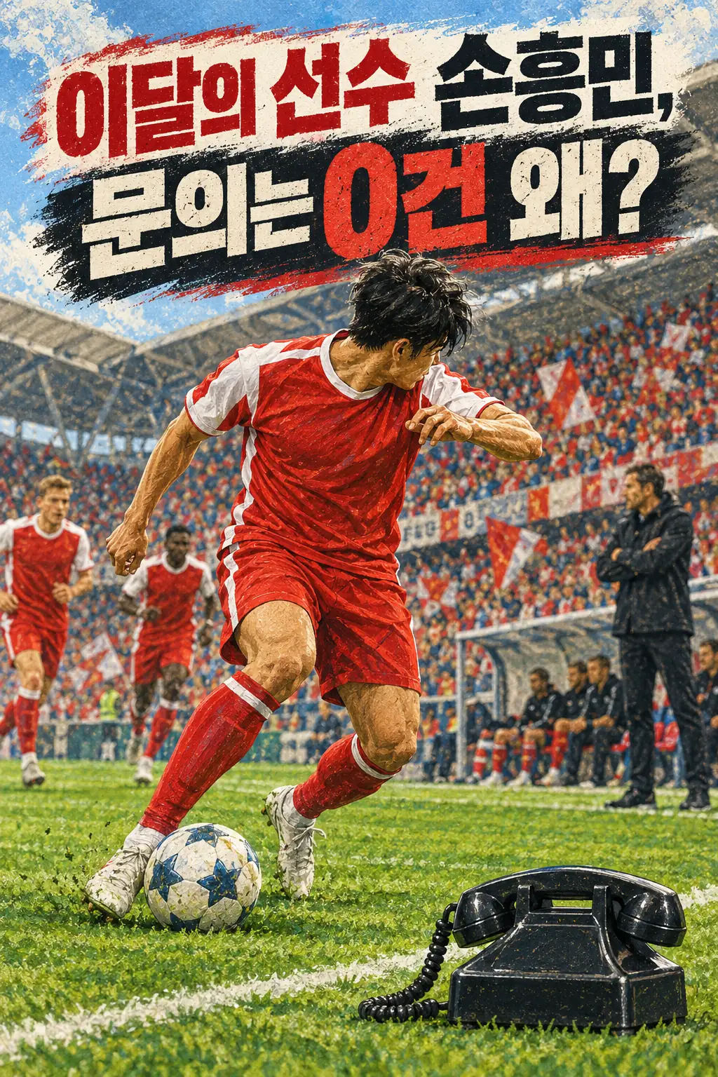 이달의 선수 손흥민, 문의는 0건 왜?