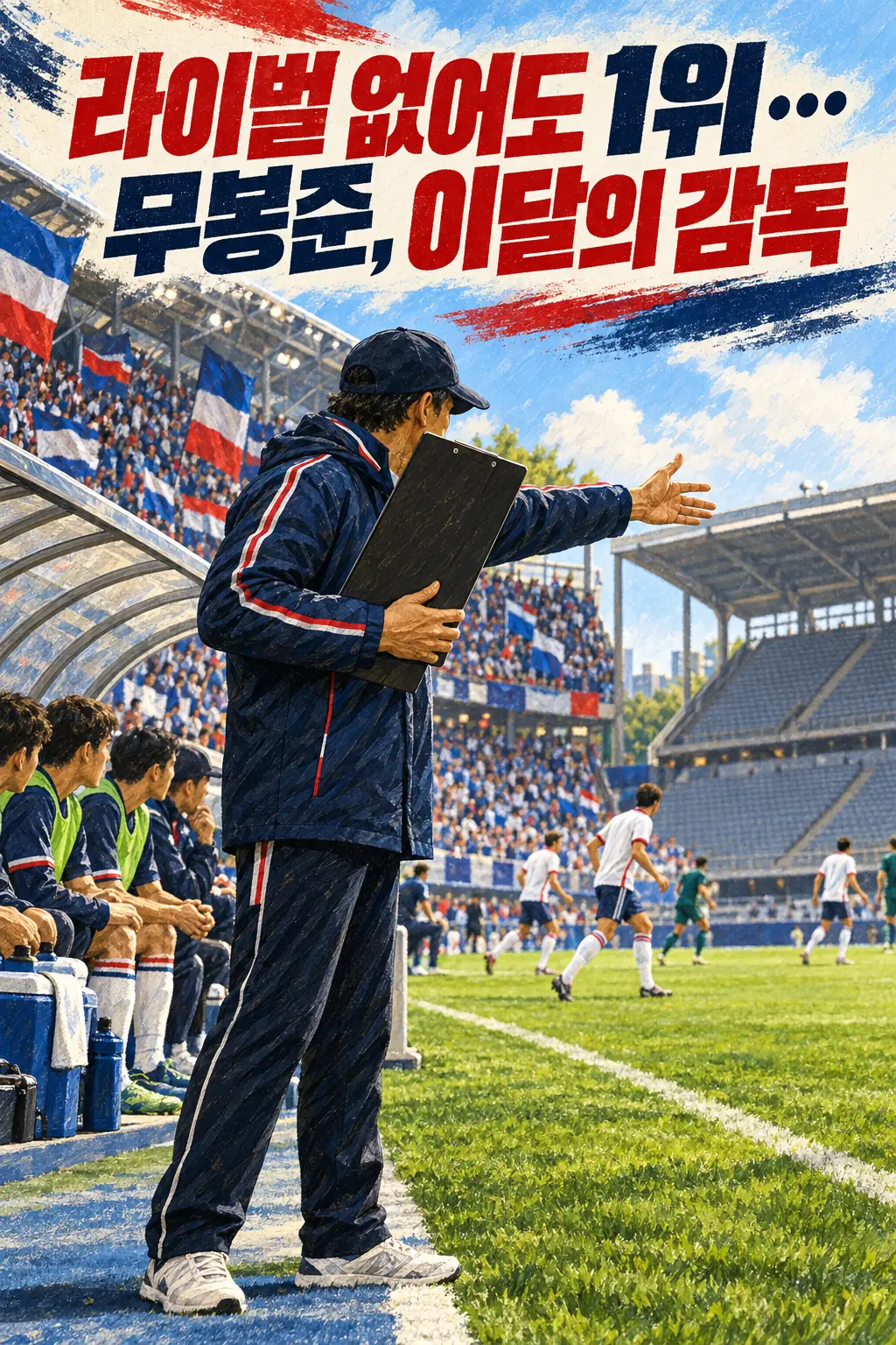 라이벌 없어도 1위…무봉준, 이달의 감독