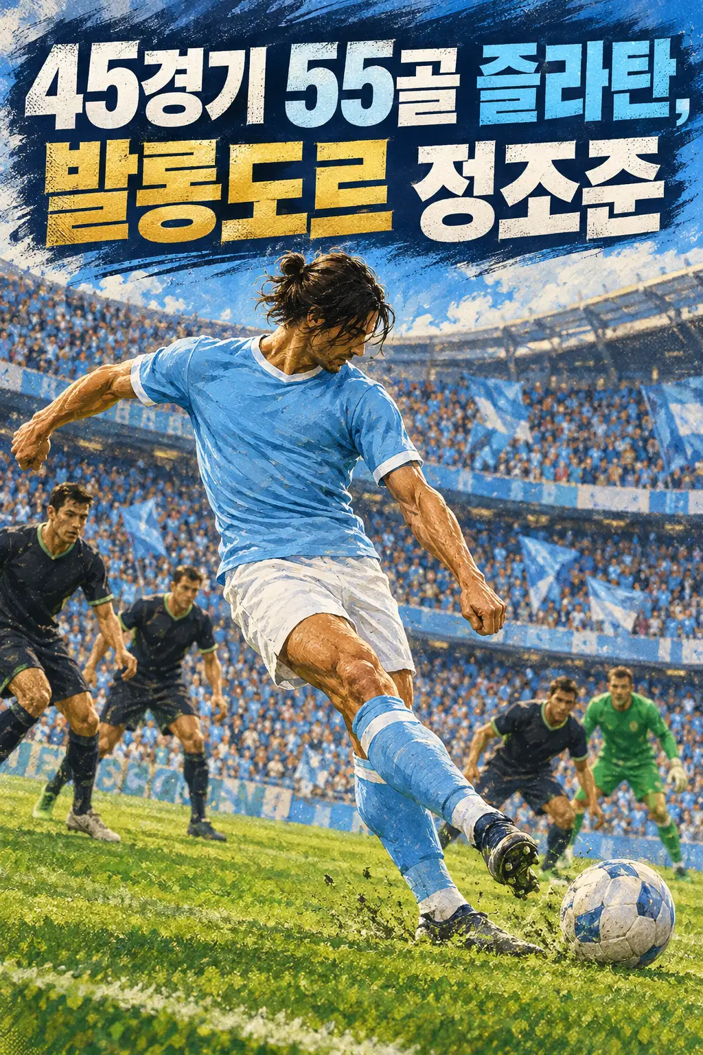 45경기 55골 즐라탄, 발롱도르 정조준