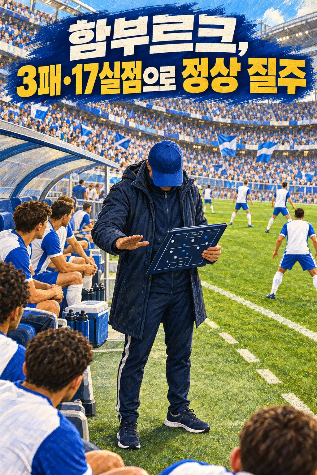 함부르크, 3패·17실점으로 정상 질주