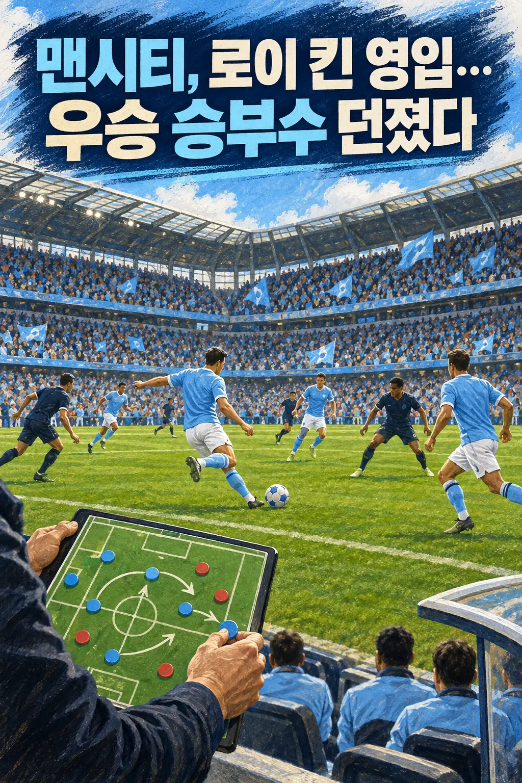 맨시티, 로이 킨 영입…우승 승부수 던졌다