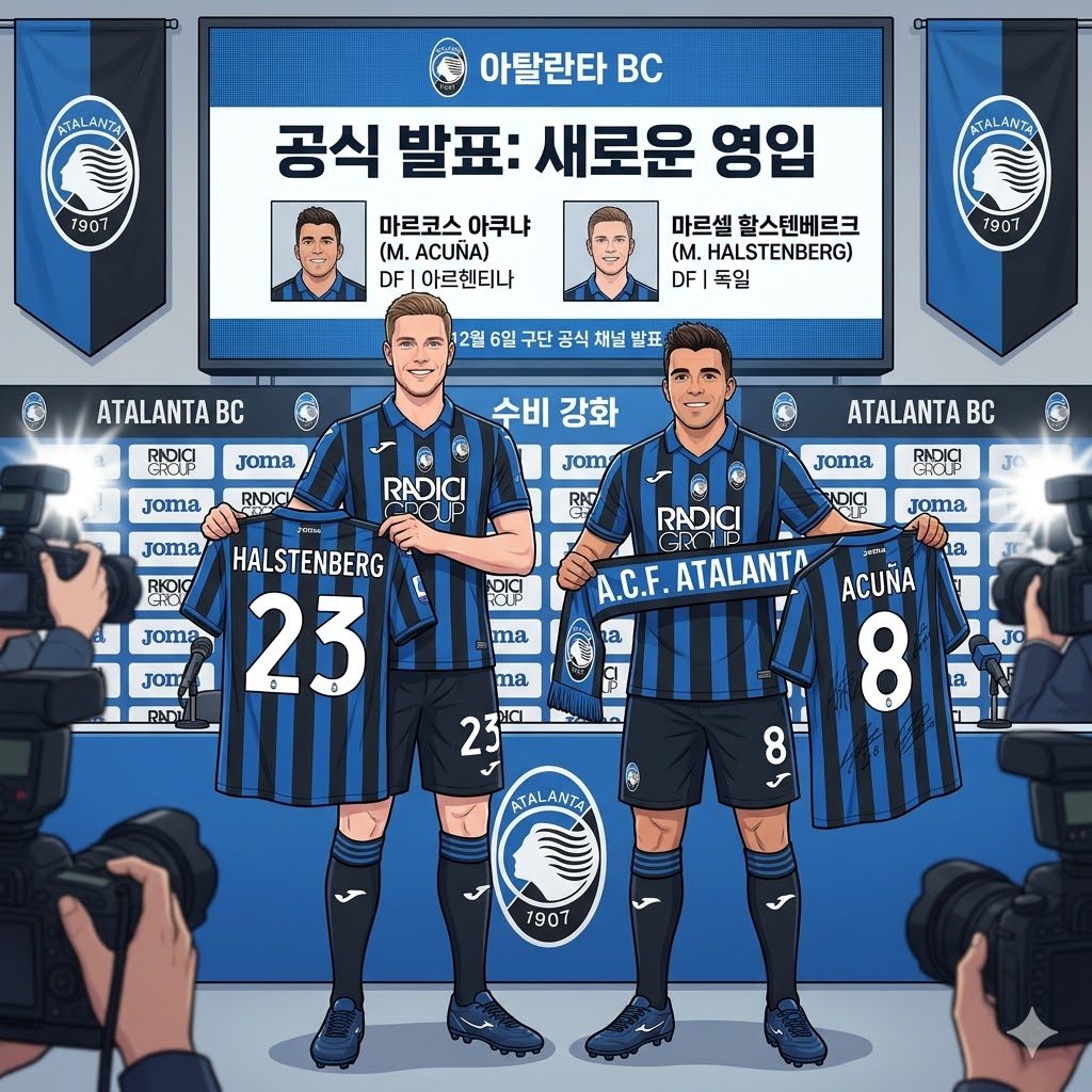 아탈란타, 아쿠냐 영입으로 반등 노린다