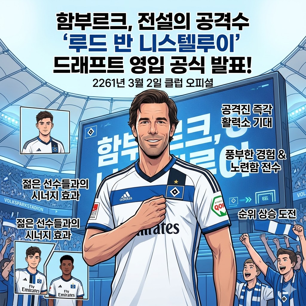함부르크, 반 니스텔로이 극적 영입! [골]갈증 해소할