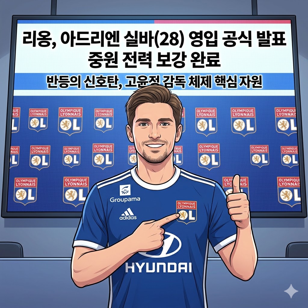 리옹, 실바 영입으로 부진 탈출 노린다