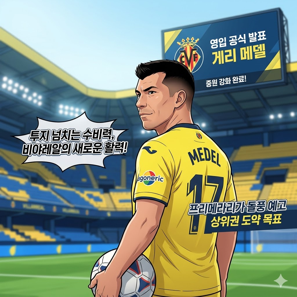 비야레알, [투사] 메델 품었다! 상위권 도약 승부수