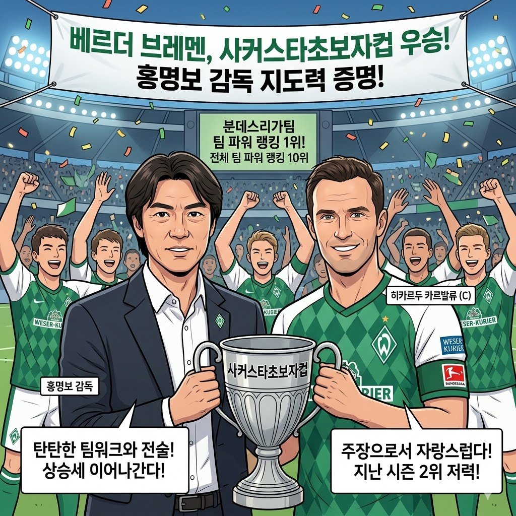 홍명보의 브레멘, [초보자컵] 정상 등극!