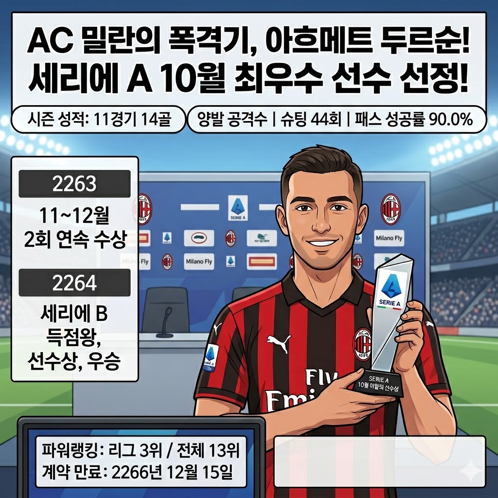 11경기 14골, Dursun이 세리에A를 접수했다