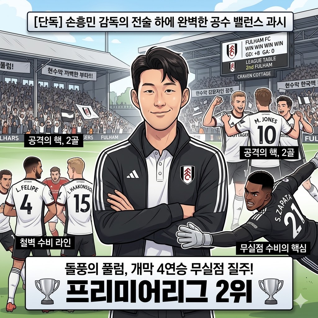 손흥민호 풀럼, 4연승 무실점 [철벽 돌풍]