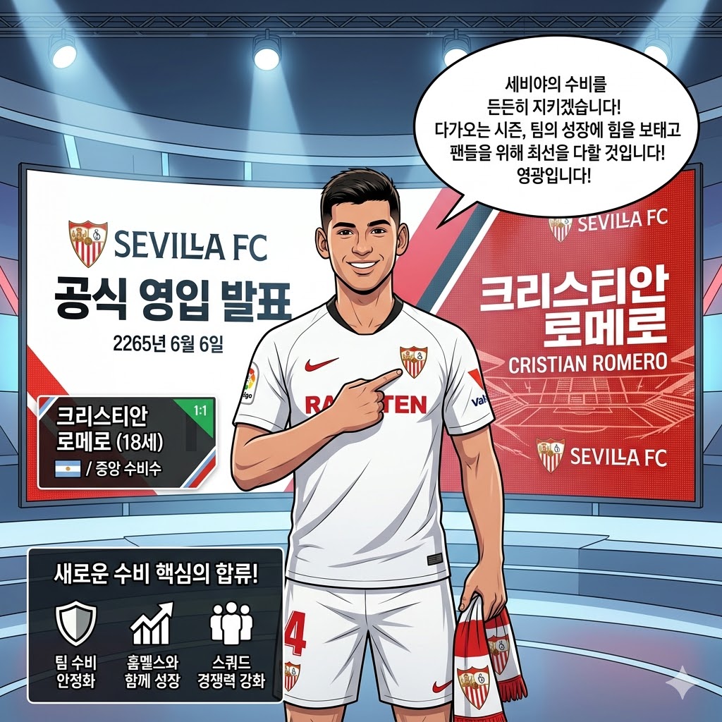 [53실점] 세비야, 18세 로메로로 [수비 재건] 시동!
