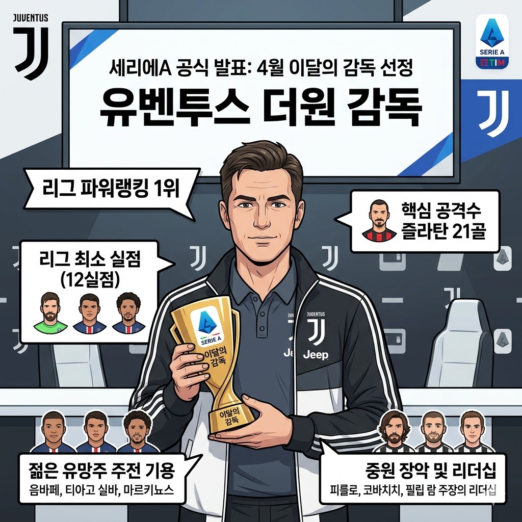 철벽 수비의 마에스트로, 더원 감독 4월의 지휘자로