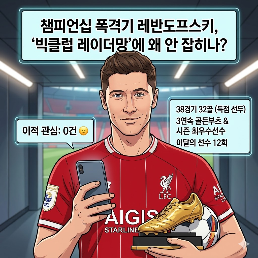 32골 득점왕인데 이적 관심 0건, 왜?